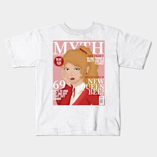 Heather Chander Magazine Cover Kids T-Shirt